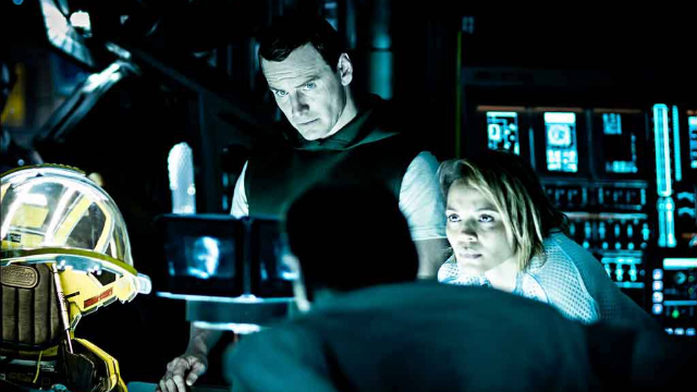 Michael Fassbender e Carmen Ejogo vivem Walter e Karine no novo Alien. Foto: Fox/Divulgao