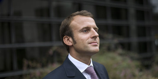 A visita de Macron acontece em seu primeiro dia de mandato. Foto: FRED DUFOUR/AFP