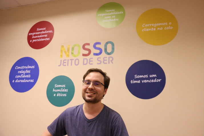 O arquiteto de softwares Helmut Nigge, 34 anos, se enquadra no grupo dos satisfeitos e resume: "Cheguei onde queria" (Gabriel Melo/Esp. DP - ECONOMIA)