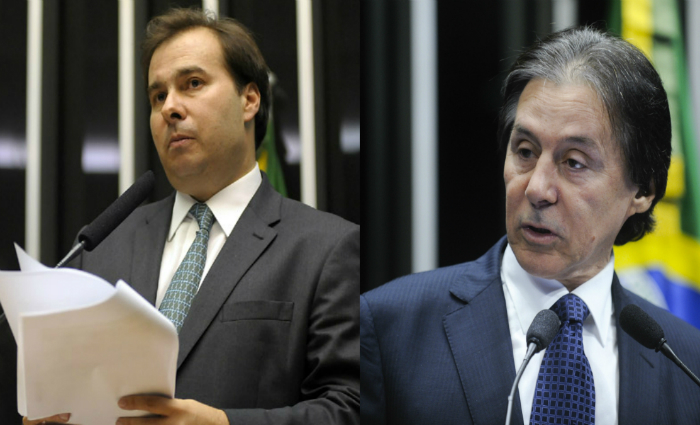 Rodrigo Maia ( esquerda) e Euncio Oliveira ( direita) Fotos: Agncia Brasil e Agncia Senado 