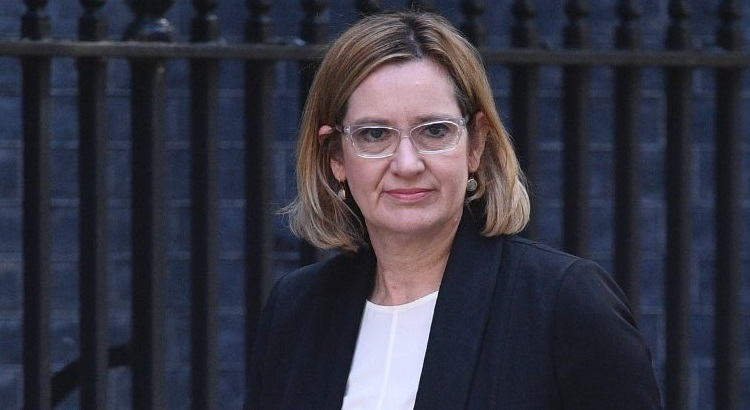 A ministra do Interior da Gr-Bretanha, Amber Rudd, chamou de "irritante" o vazamento de informaes. Foto: Justin Talles/AFP