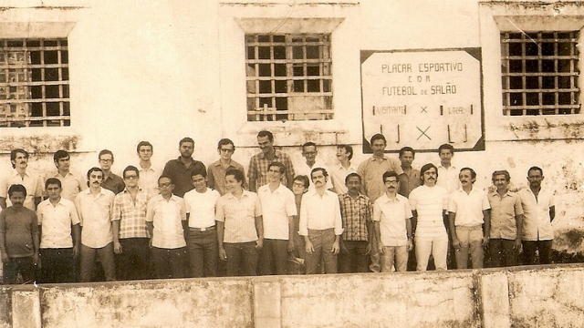 Extinta Casa de Deteno do Recife, com os presos
polticos que ficaram recolhidos l at 1973. Foto: Crcere da Memria/Divulgao