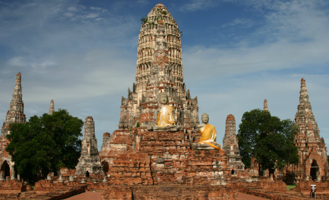 Primeira capital da Tailndia, Ayutthaya  perfeita para um 'bate-volta' saindo de Bangcoc