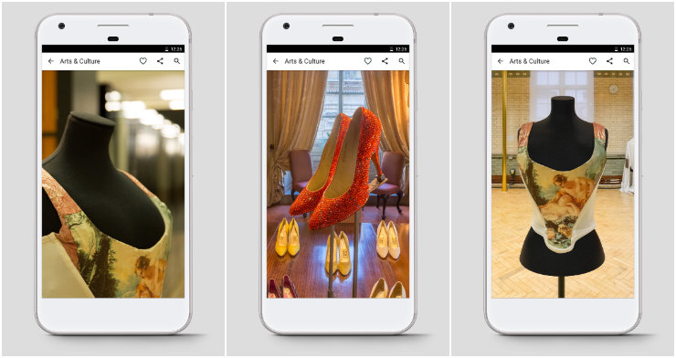A exposio pode ser acessada gratuitamente via web ou em aplicativo para Android e iOS. Foto: Google Arts and Culture/Divulgao