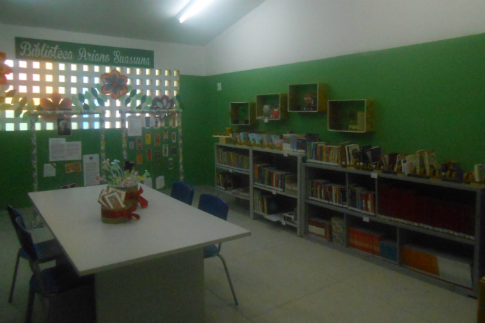 Biblioteca ficar em escola ao lado da unidade. Foto: Funase/Divulgao (Biblioteca ficar em escola ao lado da unidade. Foto: Funase/Divulgao)