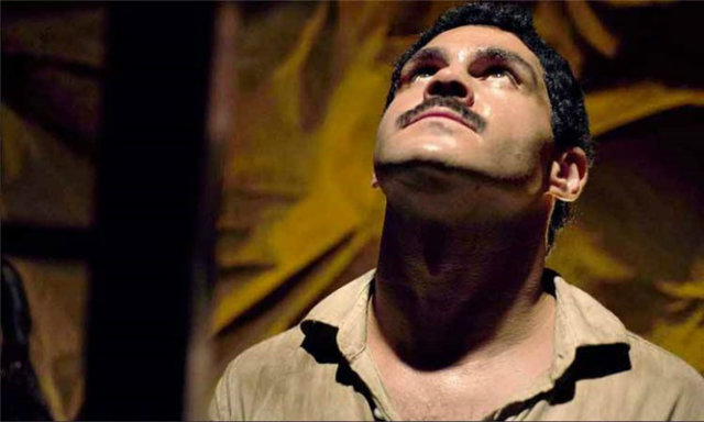 O ator Marco de La O interpreta o traficante Joaqun Guzmn, que foi capturado em janeiro de 2016 e extraditado para os EUA um ano depois. Foto: Netflix/Divulgao
