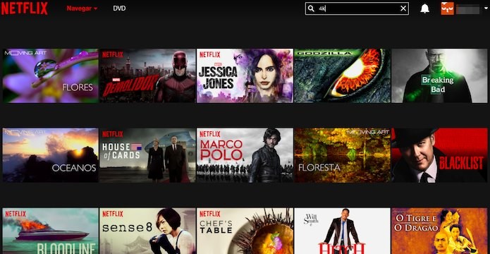 Netflix vem investindo pesado no contedo em alta definio - Foto: Reproduo/Helito Bijora) 