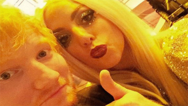 Lady GaGa saiu em defesa de Ed Sheeran, aps o cantor abandonar redes sociais. Foto: Instagram/Reproduo
