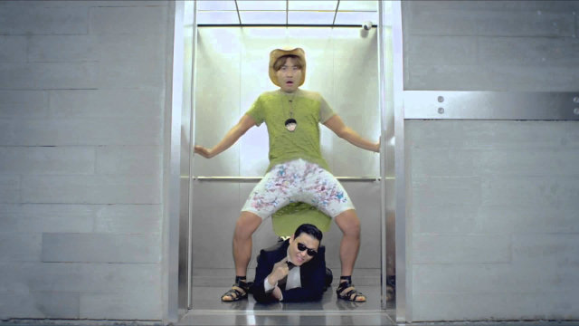 Clipe de Gangnam Style fez sucesso com a coreografia engraada. Foto: YouTube/Reproduo