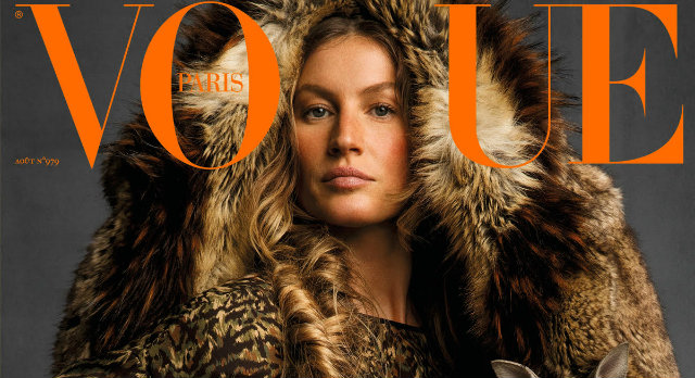 Gisele comemorou a iniciativa da revista em seu Instagram. Foto: Instagram/Reprodução Gisele comemorou a iniciativa da revista em seu Instagram. Foto: Instagram/Reprodução
