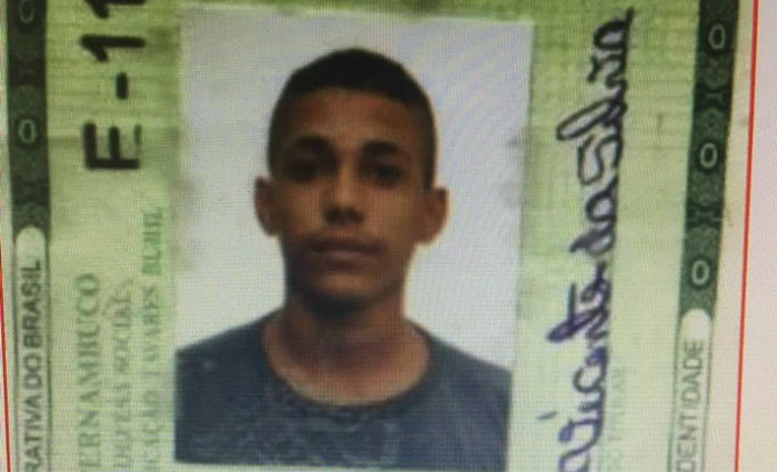 Pedro Herinque Vicente da Silva, suspeito de assalto, foi morto em troca de tiros. Foto: Polcia Civil/ Divulgao