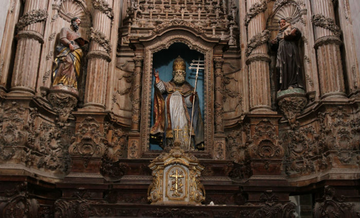 Seminrio discute restaurao do altar da igreja So Pedro dos Clrigos. Foto: Jlio Jacobina/DP