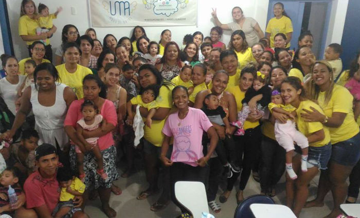 A UMA - Unio de mes de anjos, associao que cuida e acolhe 400 mes de famlias de bebs com a microcefalia no estado de Pernambuco. Foto: Reproduo/ Facebook