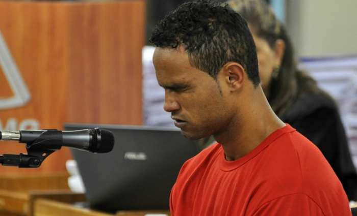O goleiro Bruno j cumpriu quase sete anos da pena em regime fechado. Foto: Foto: Renata Caldeira/ TJMG