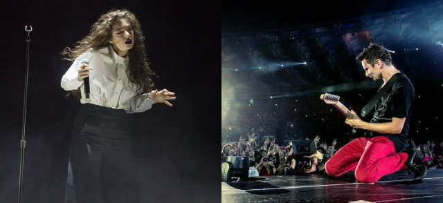 Lorde e Muse, alguns dos principais shows do dia, foram interrompidos. Fotos: Barry Brecheisen/Divulgao