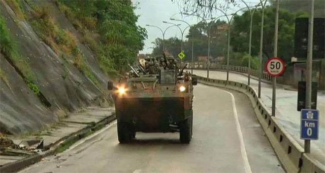 A permanncia das tropas segue por tempo indeterminado. Foto: Reproduo/TV Globo