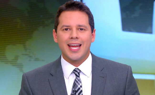 Dony de Nuccio apresentava o Jornal das Dez, na Globo News. Foto: Globo/Divulgao