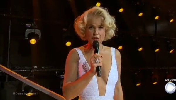 Xuxa encarnou Marilyn Monroe na noite dos ícones da cultura pop Xuxa encarnou Marilyn Monroe na noite dos ícones da cultura pop