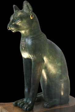 Na mitologia egpcia, a deusa Bastet era uma das figuras sagradas. Foto: Wikipedia