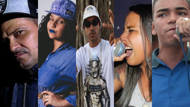 Diferentes geraes do hip hop pernambucano se encontraram em manifesto. Fotos: Facebook/Reproduo
