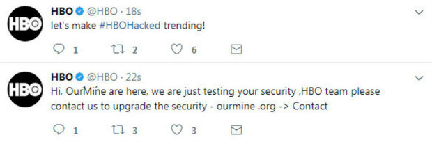Hackers afirma estar testando a segurana da emissora. Foto: Twitter/Reproduo