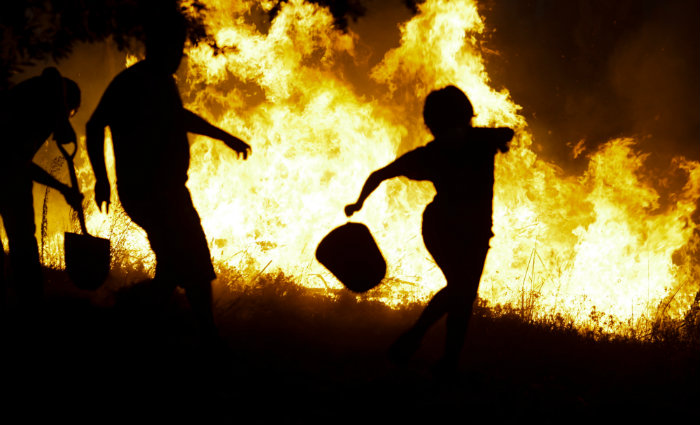 Portugal apela  populao para acabar com onda de incndios. Foto: EFE/EPA/Paulo Cunha