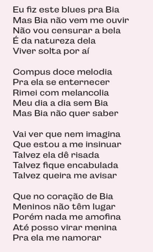 Blues Pra Bia (Chico Buarque)