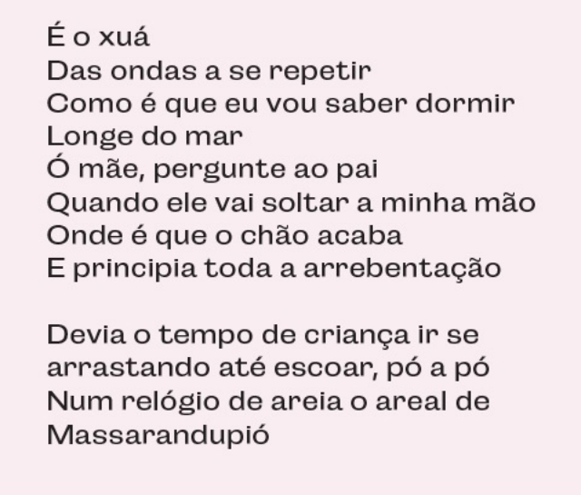 Massarandupi (Chico Brown/ Chico Buarque)