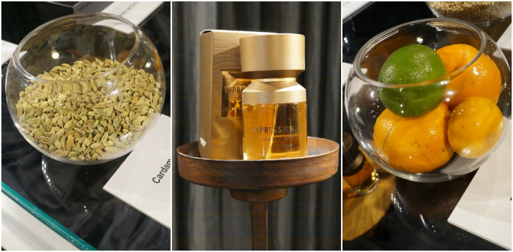 Cardamomo, bergamota e pimenta branca são alguns dos ingredientes do novo perfume de Eudora, Impression. Foto: Larissa Lins/DP Cardamomo, bergamota e pimenta branca são alguns dos ingredientes do novo perfume de Eudora, Impression. Foto: Larissa Lins/DP