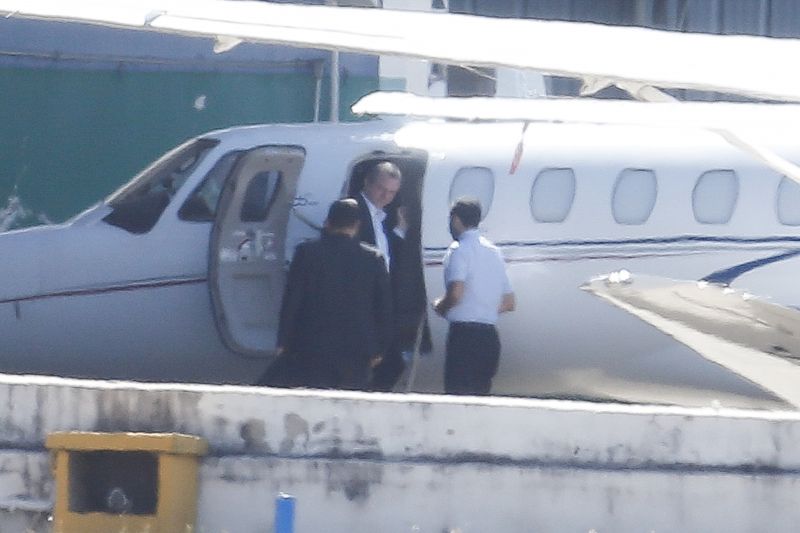 Joesley chegou ao aeroporto Juscelino Kubitschek s 10h de ontem, em um jatinho da J&F, e foi direto para a sede da Procuradoria-Geral da Repblica. Foto: Dida Sampaio/CB