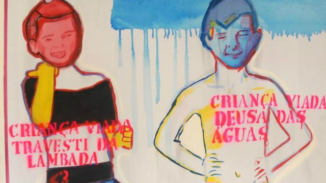 As obras Criana Viada, de Bia Leite, figuram entre as mais denunciadas. Foto: Santander Cultural/Divulgao