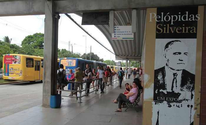 Mais uma denncia de agresso a ambulantes no Terminal Pelpidas Silveira. Foto: Annaclarice Almeida/DP