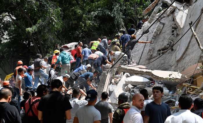 O terremoto acontece 10 dias depois de um outro grande tremor de terra no pas. Foto: Omar Torres/AFP Photo