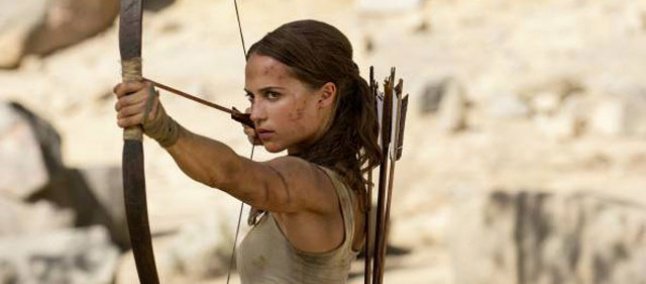 Alicia Vikander interpreta a protagonista Lara Croft. Foto: Twitter/Reproduo