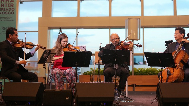 Orquestra Matria Prima tocar clssicos da msica erudita. Foto: Paloma Almeida/Divulgao