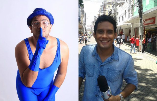 Humorista e jornalista no fazem mais parte do elenco da TV Clube. Foto: Facebook/Reproduo