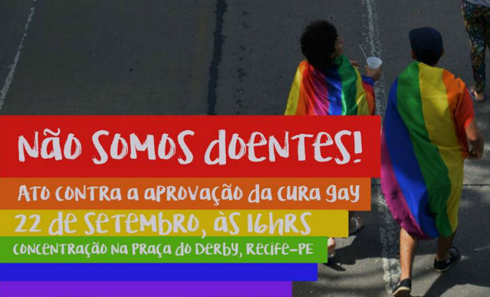 Passeata contra 'cura gay' toma as ruas do Recife esta tarde. Foto: Divulgao