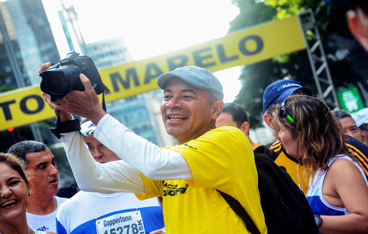 O economista Anizio Lopes agora é fotógrafo oficial de provas (Bruno Lopes / Divulgação) O economista Anizio Lopes agora é fotógrafo oficial de provas (Bruno Lopes / Divulgação)