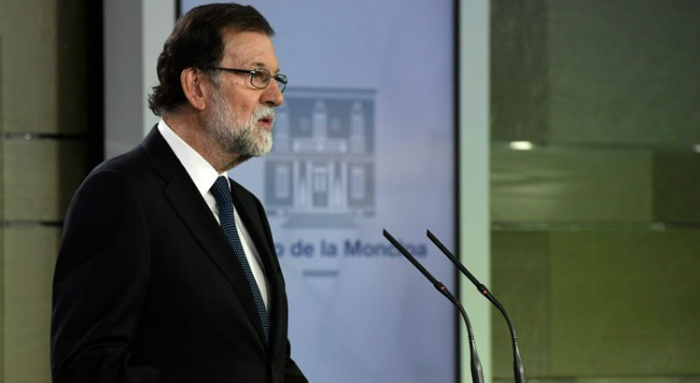 A Comisso Europeia mantm-se firmemente ao lado do premi da Espanha, Mariano Rajoy, em sua disputa com a regio da Catalunha. Foto: Javier Soriano/AFP