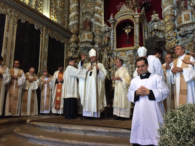 Missa foi celebrada pelo arcebispo de Olinda e Recife, dom Fernando Saburido. Foto: Anamaria Nascimento/DP.