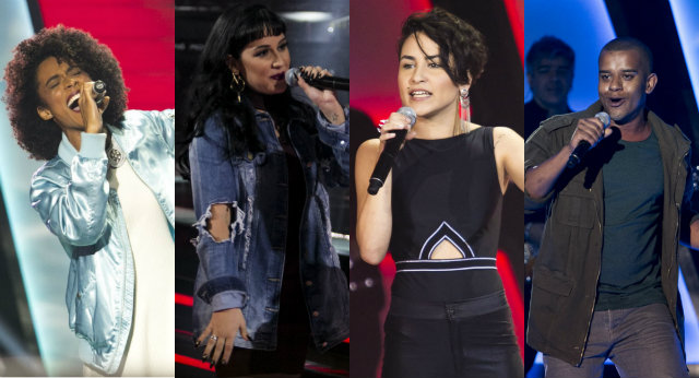 Participantes cantaram MPB, rock, pop e rap na quarta noite de audies. Fotos: Raphael Dias/TV Globo