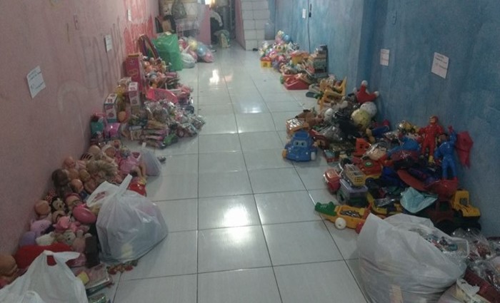 Foram arrecadados 800 brinquedos para a festividade. Foto: Samuel Calado/Esp.DP