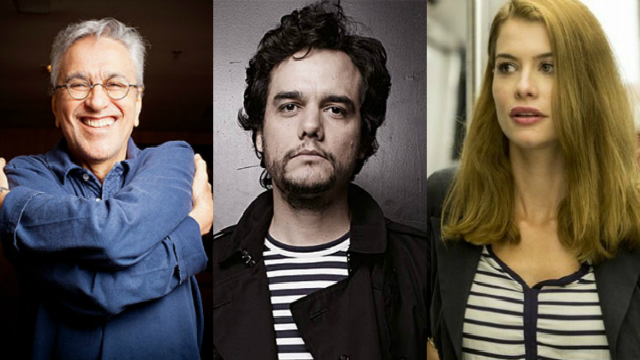 Caetano Veloso, Wagner Moura e Alinne Moares foram algumas das celebridades que criticaram o Ministrio do Trabalho. Foto: Instagram/Reproduo