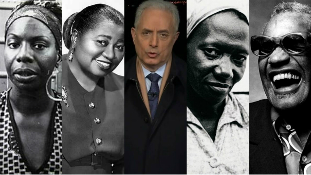 Nina Simone, Hattie McDaniel, Carolina de Jesus e Ray Charles, com Waack ao centro: coisa de preto. Foto: Montagem/DP