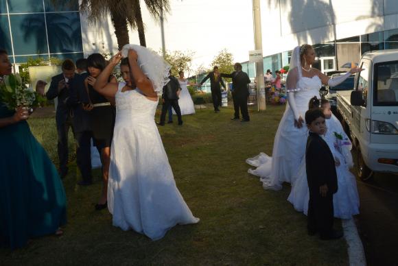 Casamento comunitrio rene casais no Centro de Convenes de Brasli. Foto: Wilson Dias/Agncia Brasil