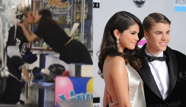 Selena e Justin: beijo e lembrana na memria dos fs. Foto: Instagram/Reproduo