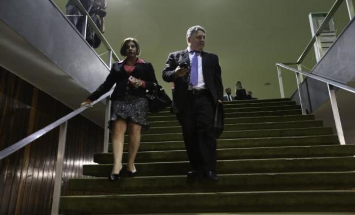 Os  ex-governadores  do  Rio  Rosinha  e  Anthony  Garotinho.  Fabio  Rodrigues  Pozzebom/Arquivo/Agncia  Brasil