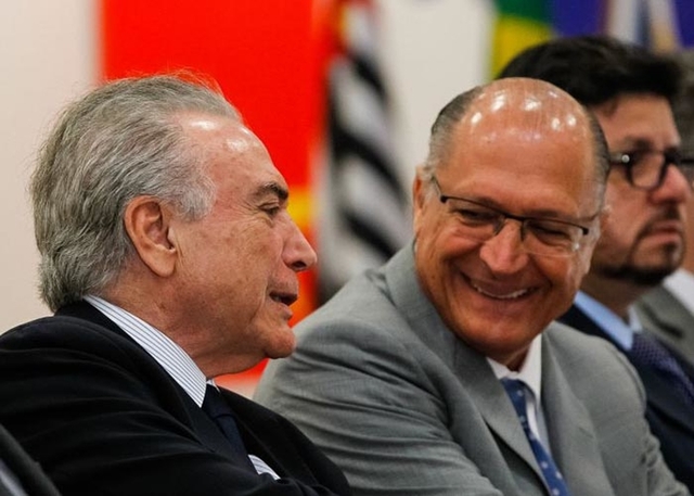 Temer e Alckmin vo se encontrar hoje em So Paulo. Foto: Marcos Corra/PR
