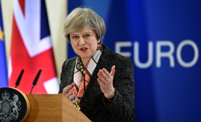 Primeira-ministra do Reino Unido Theresa May. Foto: JOHN THYS/ AFP Arquivos  