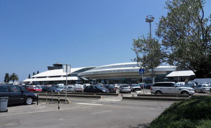 Aeroporto de Basti, na Crsega, ilha francesa do Mediterrneo. Foto: Reproduo/Internet